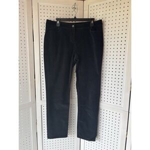 J. Jill Classic Black Straight Leg Pants
